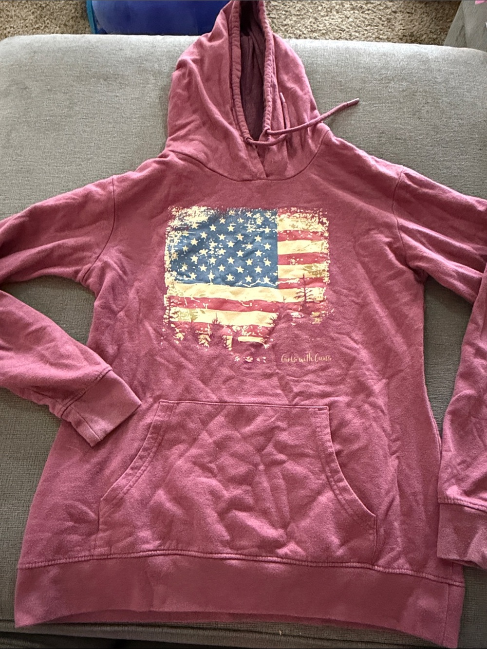Girls with guns clothing hoodie